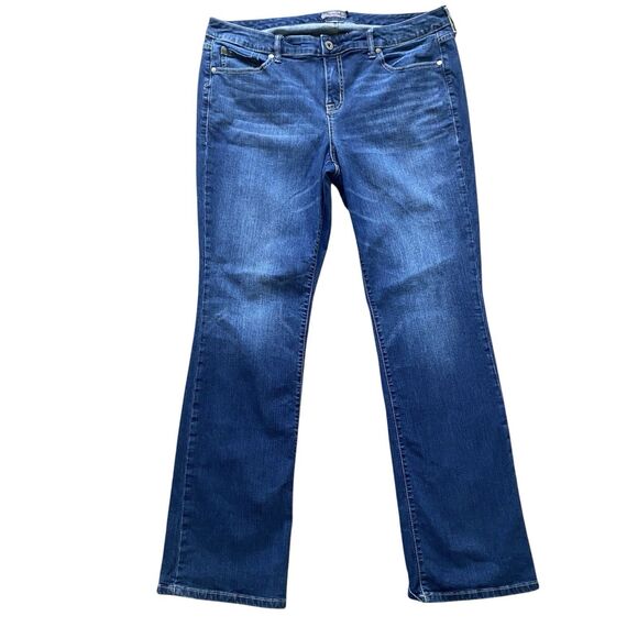 Torrid Mid-Rise Slim Boot Jeans 18T Tall Blue Vintage Stretch Western Casual - Picture 1 of 13